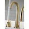 Kingston Brass FSC8923SVL Widespread Bathroom Faucet with Brass Pop-Up, Brushed Brass FSC8923SVL - alternate 5